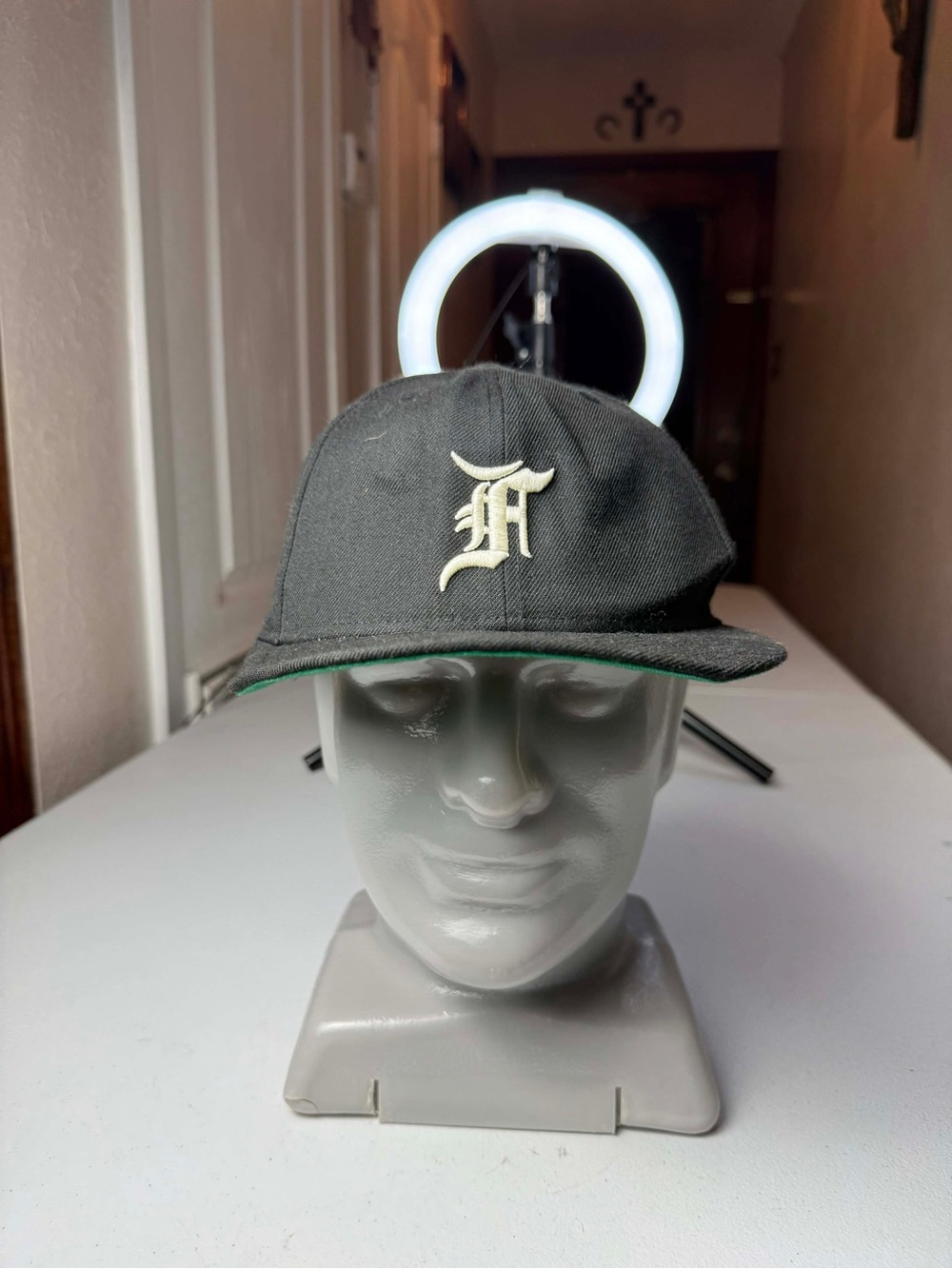FOG Fear Of God New Era Navy Blue Sz 8 FW21 Essentials Fitted Hat 59FIFTY